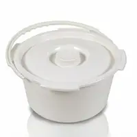 Commode Replacement Bucket Half Pail for Commode Chair Lightweight Strong Bearing Capacity Commode Pail for Hospital Elderly 2