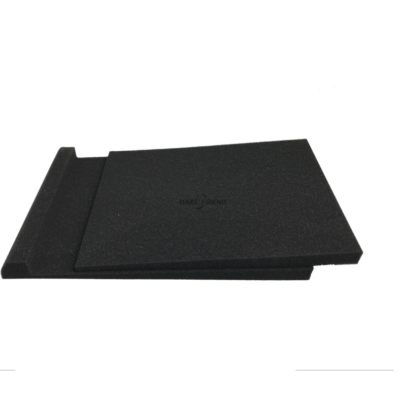 A Pack 30x17x4CM Sponge Studio Monitor Speaker Acoustic Isolation Foam Soundproof Isolator Pads High Density Sound Proof Panels soundproof foam
