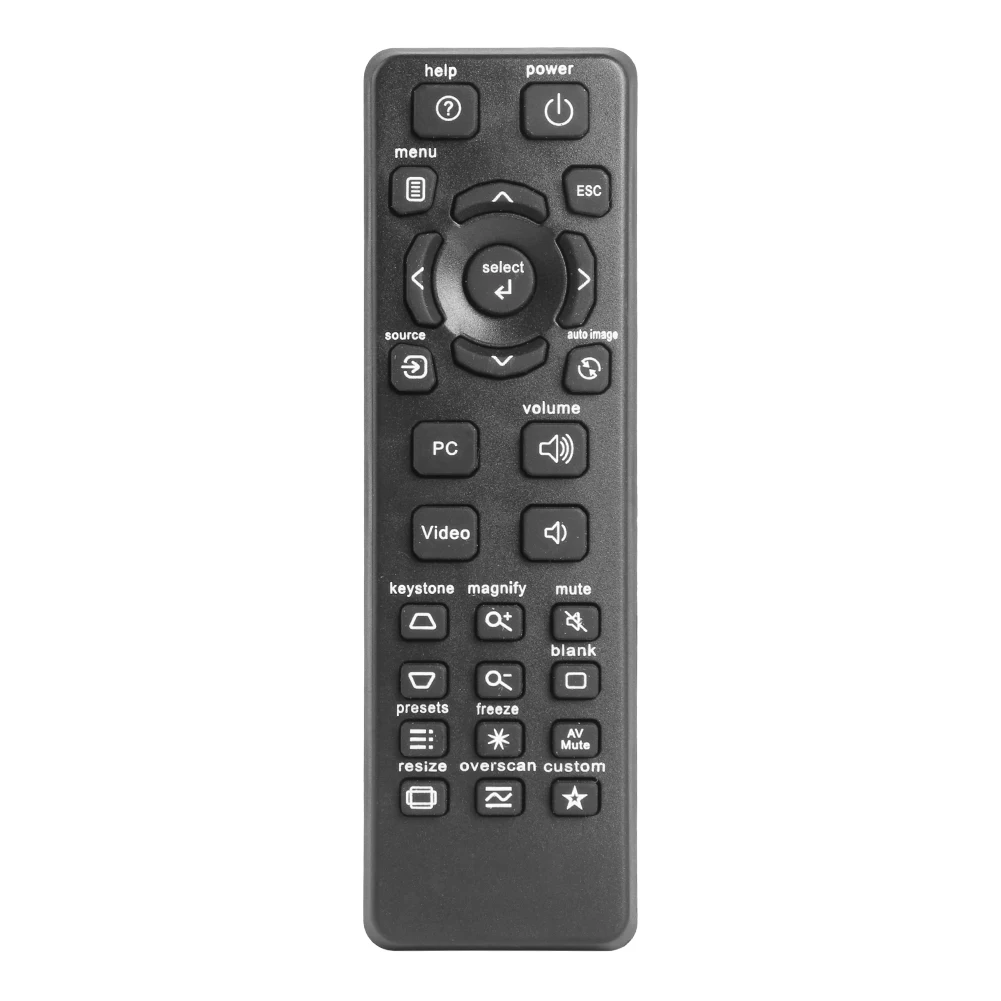 

Projector Remote Control for InFocus IN112 IN114 IN124 IN3136 Replacement Controller Accessories Small & Exquisite Soft Keys