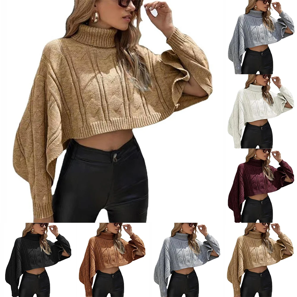 oversized sweaters 2022 Street Sweater Fall Women's Casual Blouse Coat Sweater Sexy Bare Belly Suit Pullover cardigan sweater