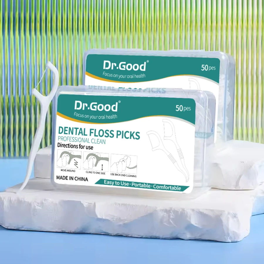 Portable Dental Floss High Elasticity Dental Floss 50/150/300/600pcs For Adults and Families