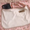 1PC Lovely Canvas Apron Female Household Kitchen Cooking Antifouling Breathable Wear Cleaning Suitable 5