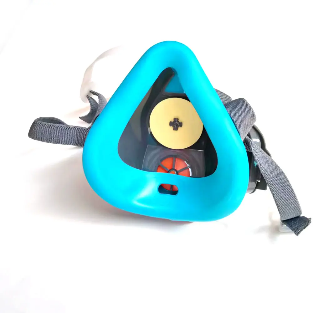 Silicone Dustproof Mask Suitable For Spray Paint House Decoration Grinding Dust Respirator Self-Priming Filter Dust Half Mask