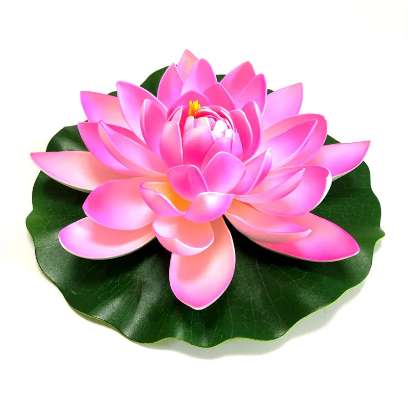 Floating Lotus Artificial Flower - Lifelike Water Lily for Pond and Garden Decoration