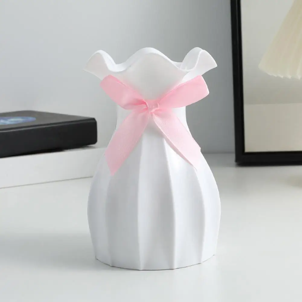 

Flower Container Dried Flower Vase Stylish Shatterproof Vases for Modern Desktop Decor with Simulated Dried Flower Arrangements
