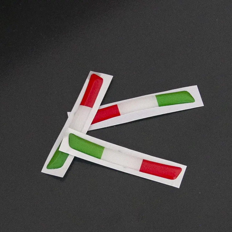 Gear Shift Panel 3D Italy National Flag Decoration Car Stickers for Alfa Romeo Giulia Stelvio Interior Accessories Trim