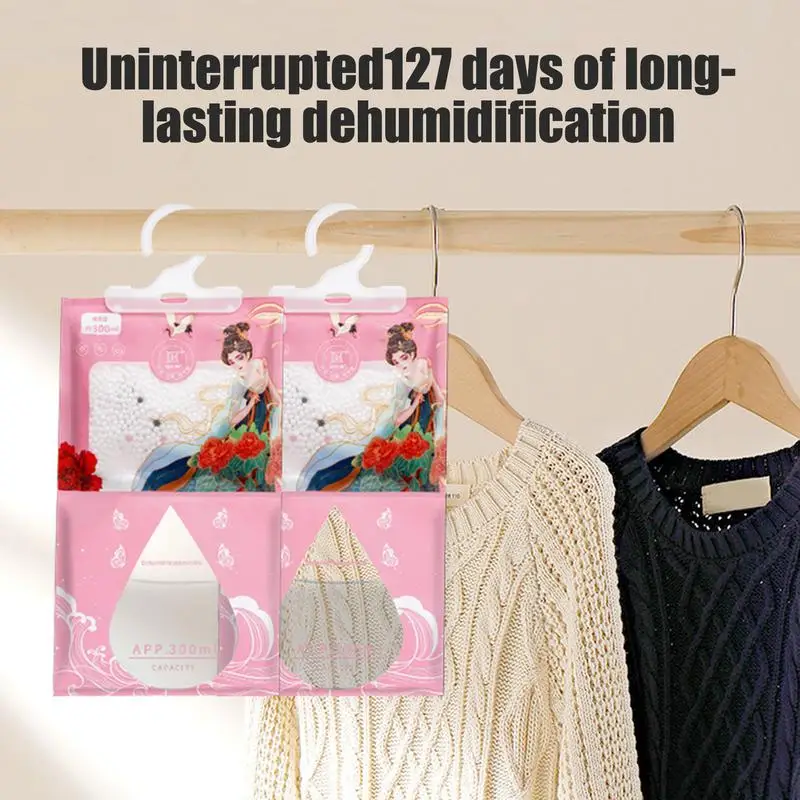 Closet Dehumidifier Bags 120g Car Dehumidifier Moisture Absorbers Flexible Moisture Proof Bag For Bedrooms Cloakrooms Closets moisture absorber bag moisture absorber moisture absorbing bag