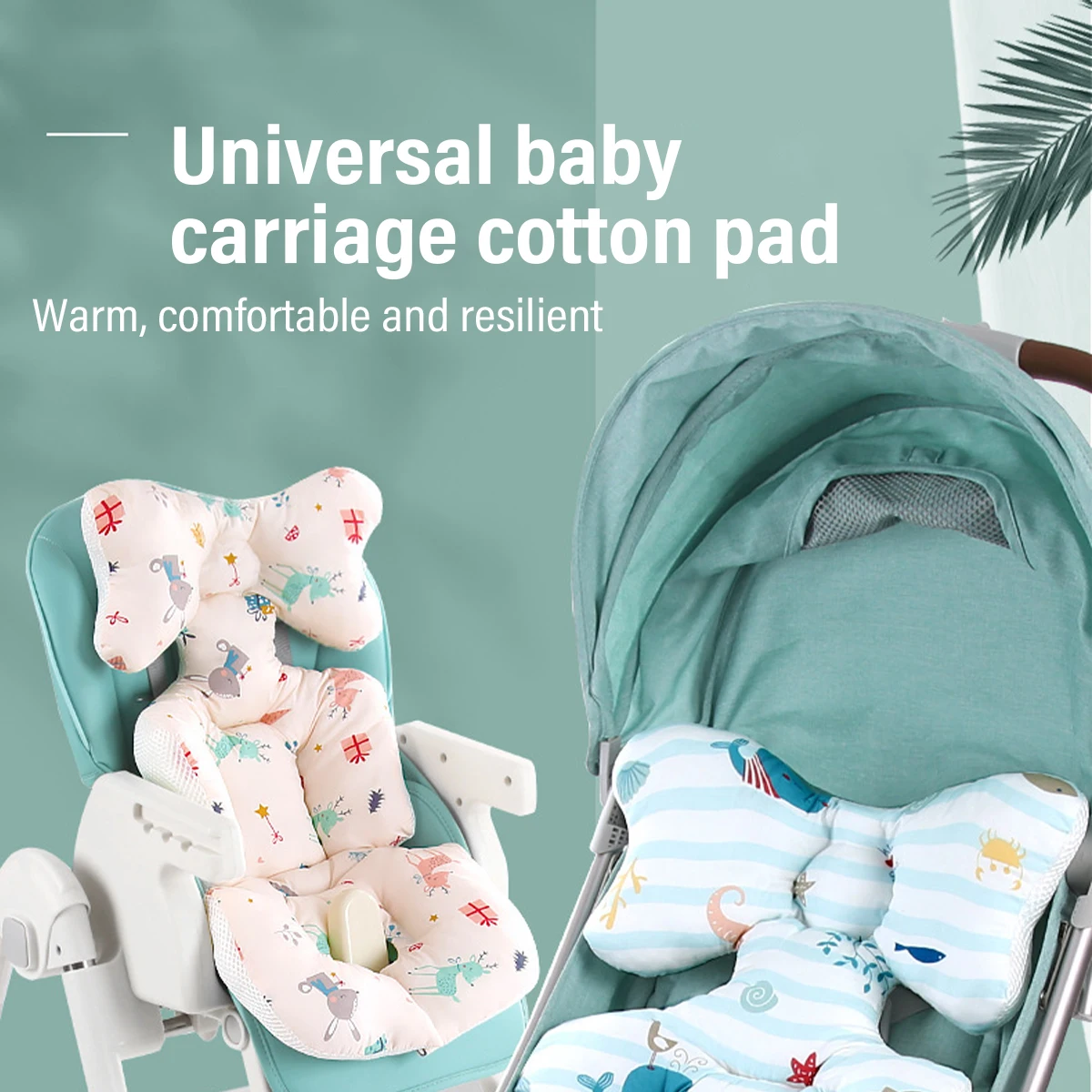 baby stroller accessories box Baby Car Stroller Seat Cushion Newborn Kids Carriage Pram Liner Buggy Cotton Pad Stroller Dining Chair Mattress Accessories Baby Strollers classic