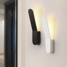 

Nordic Modern Decor Minimalist Interior Wall Lamps Living Room TV Background Wall Lamp Light Luxury Modern Bedroom Bedside Lamp