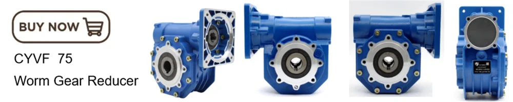 Description Picture 6 of itemCYAutoman Worm Gearbox Reducer NMVF110   Input 19/24/28/38mm Output 42mm Ratio 5:1/100:1  Free maintenance  Speed  Gear