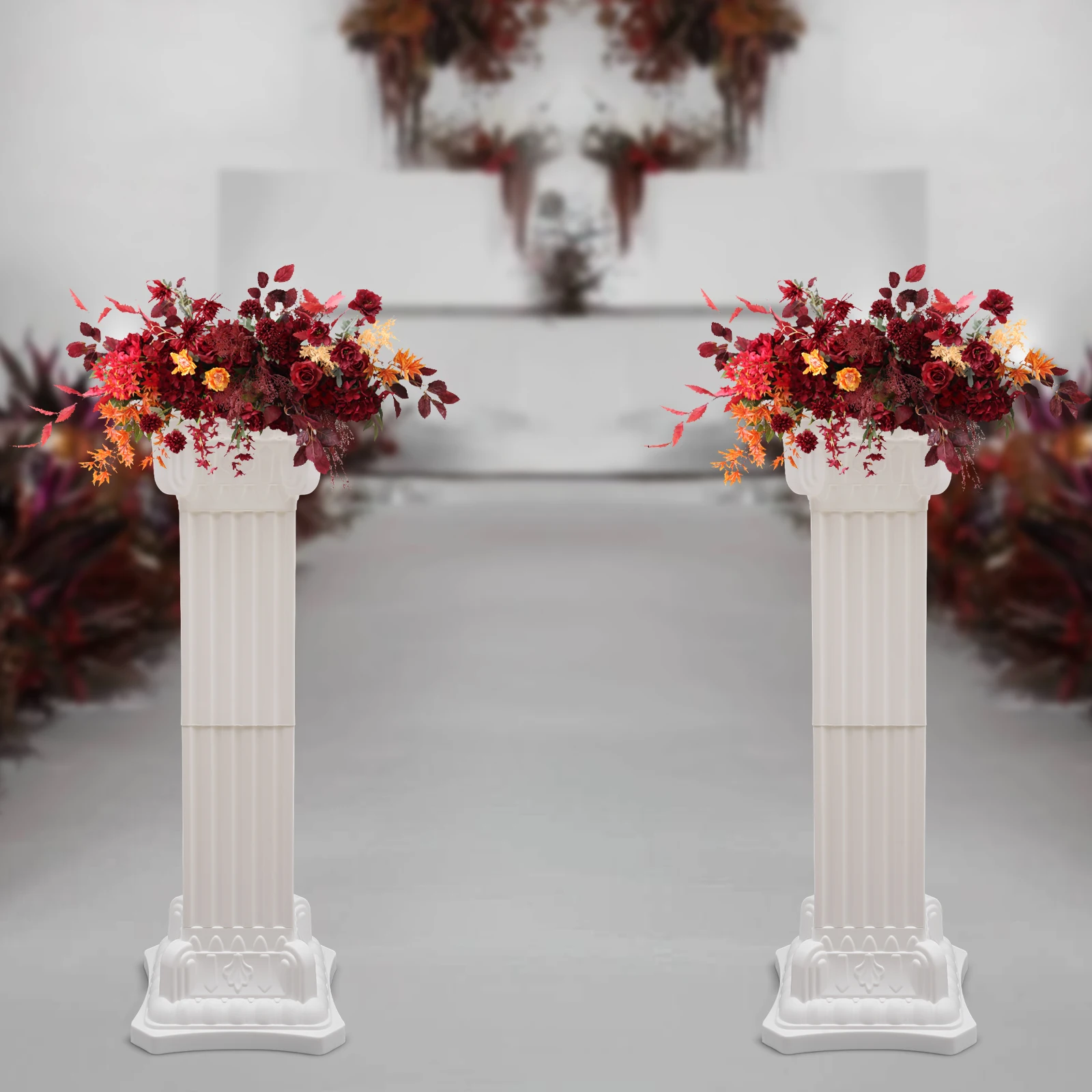 Wedding Roman Column Wedding Landscaping Roman Pillar Party Flower Holder Center Decoration 4pcs/2pcs 90cm