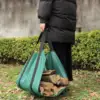 Firewood Log Carrier Sturdy Fireplace Wood Carrier for Trip Camping Hiking 4