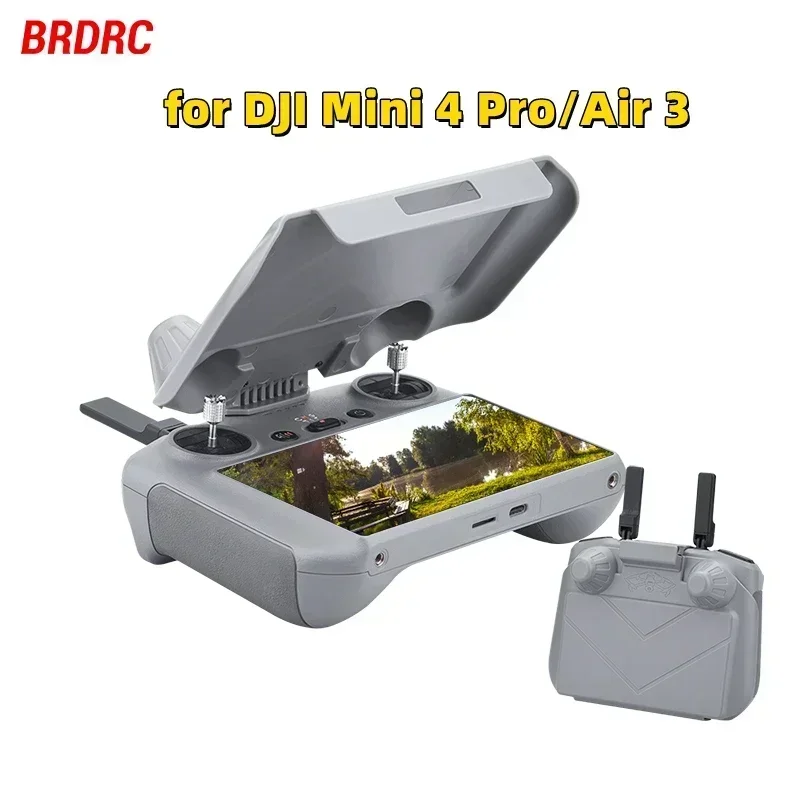 DJI 미니 4 프로 에어 3 용 썬 후드 RC 2 조이스틱 보호대 햇빛가리개, 전체 화면 보호, DJI RC 2 리모컨 