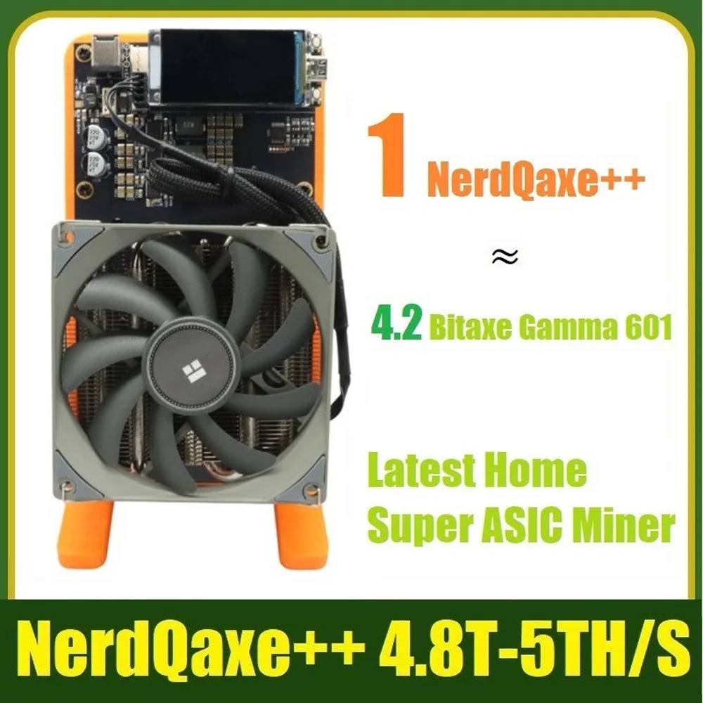 Bitaxe NerdQaxe++ 4.8TH/s 68W ビットコインマイナー 4 個