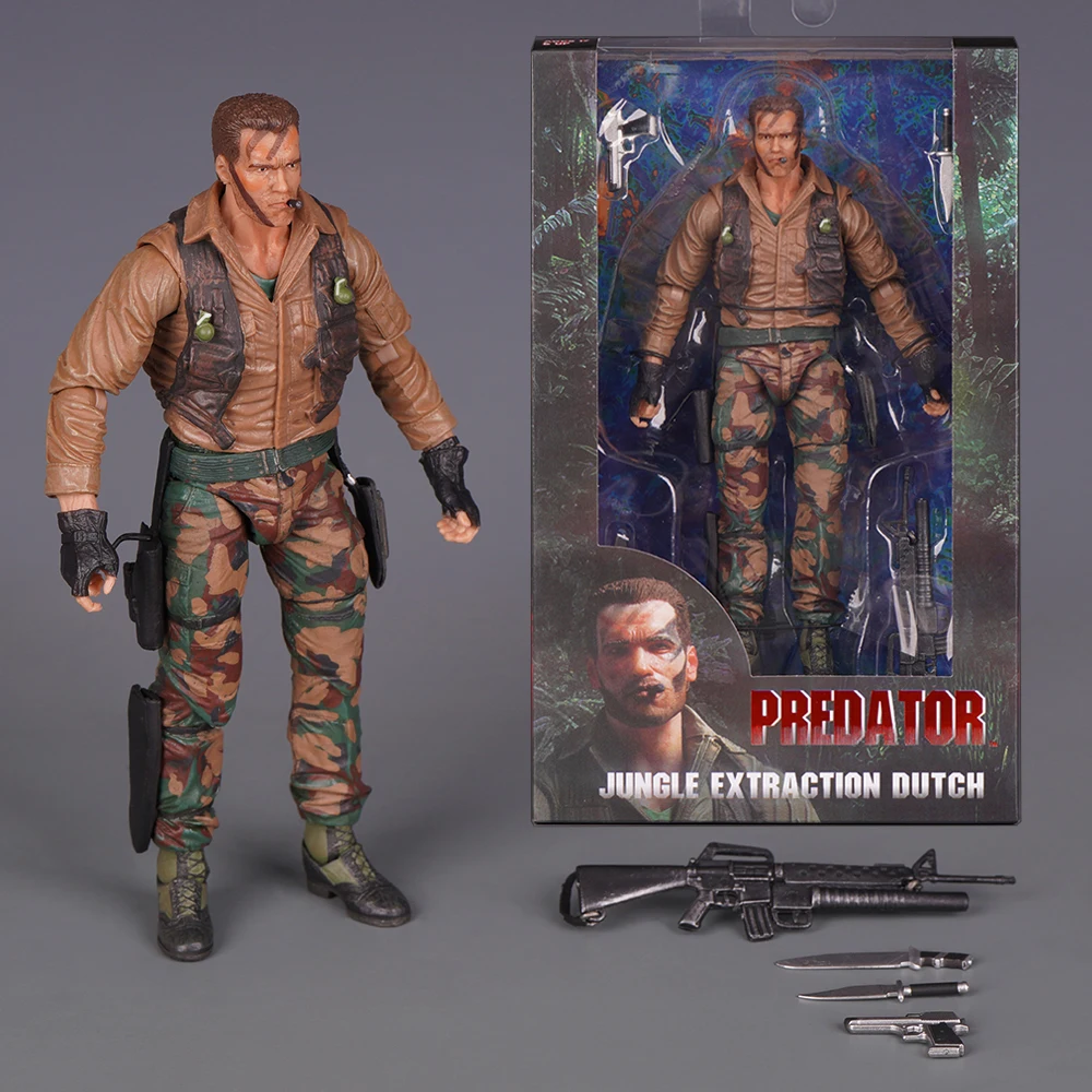 NECA Predator Jungle Disguise Dutch 30th Anniversary Figure New | eBay