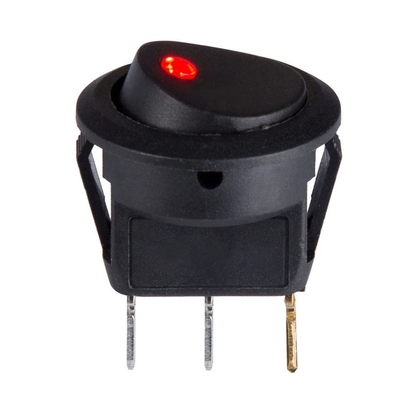 20x 파란색 녹색 노란색 빨간색 LED 도트 라이트 12V 자동차 자동 ON/OFF 토글 스위치 판매