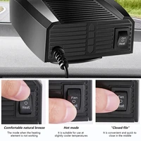 【12V  2 in 1 Car Heater】Windshield Fast Heating Defrost Defogger with 360 Degree Rotation for Auto Interior Accessories 5