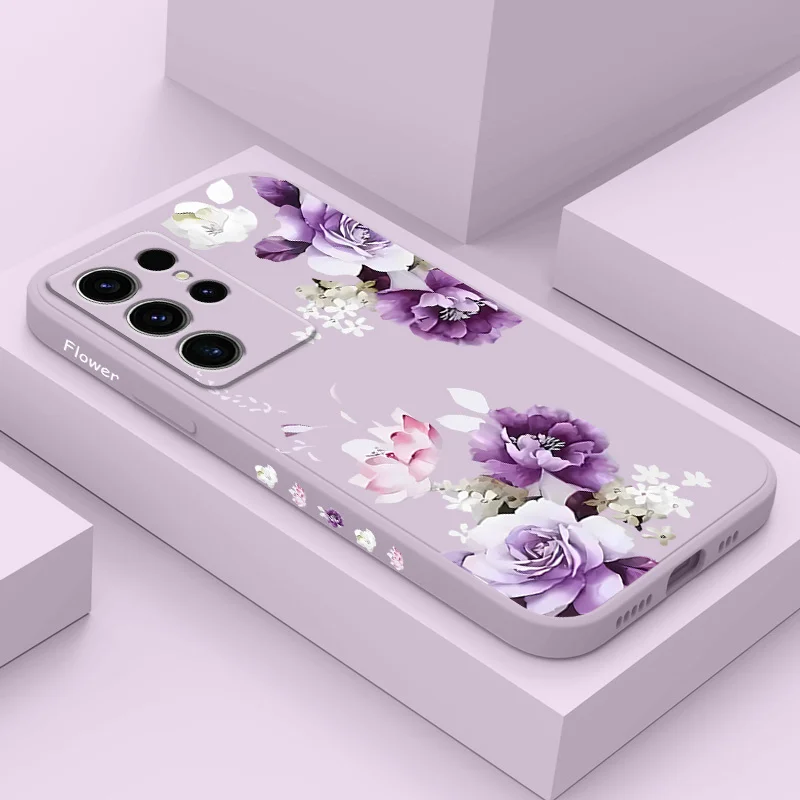 Elegant Peony Floral Phone Case Cover