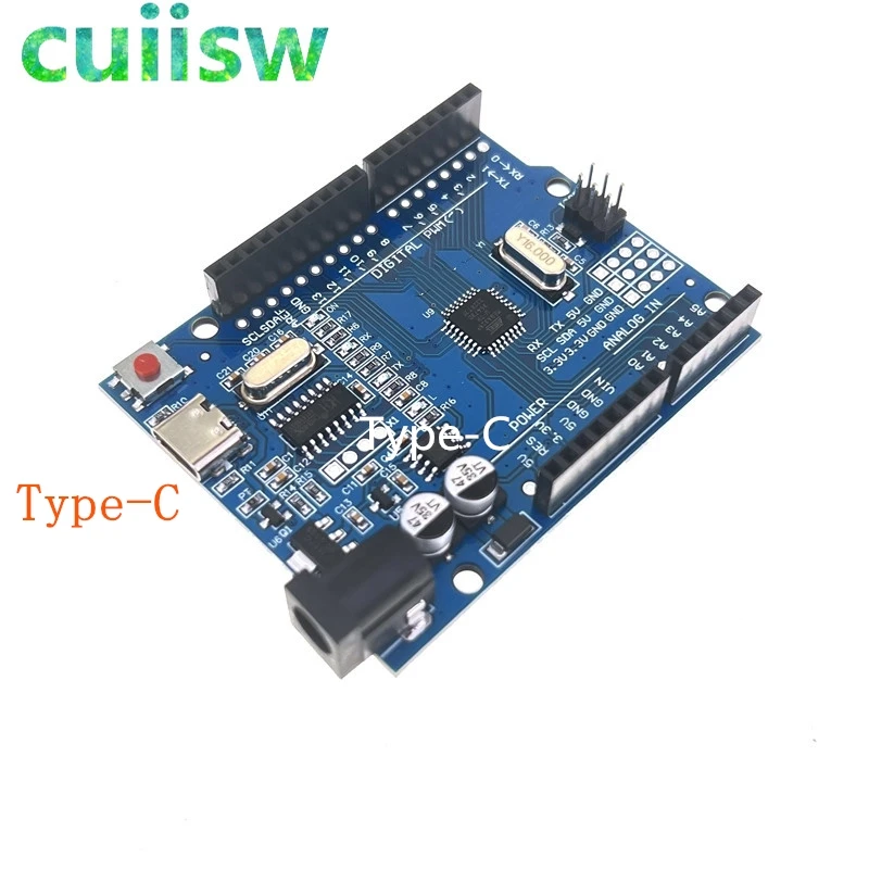 Placa-Tipo-C-UNO-R3-CH340G-Chip-MEGA328P-16Mhz-para-placa-de-desarrollo ...