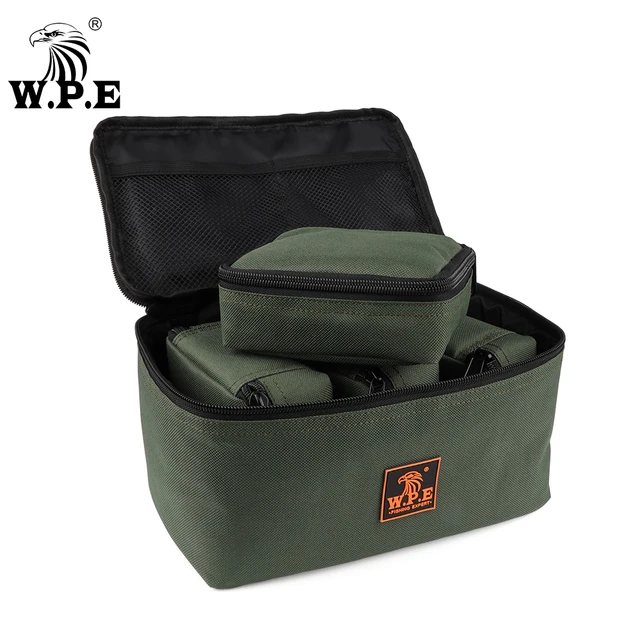 W.P.E Carp Fishing Bag Multi-Purpose Oxford Cloth 4 in 1 Fishing Tackle  Lure Line Bag Waterproof Fishing Accessories Pesca 1set - AliExpress