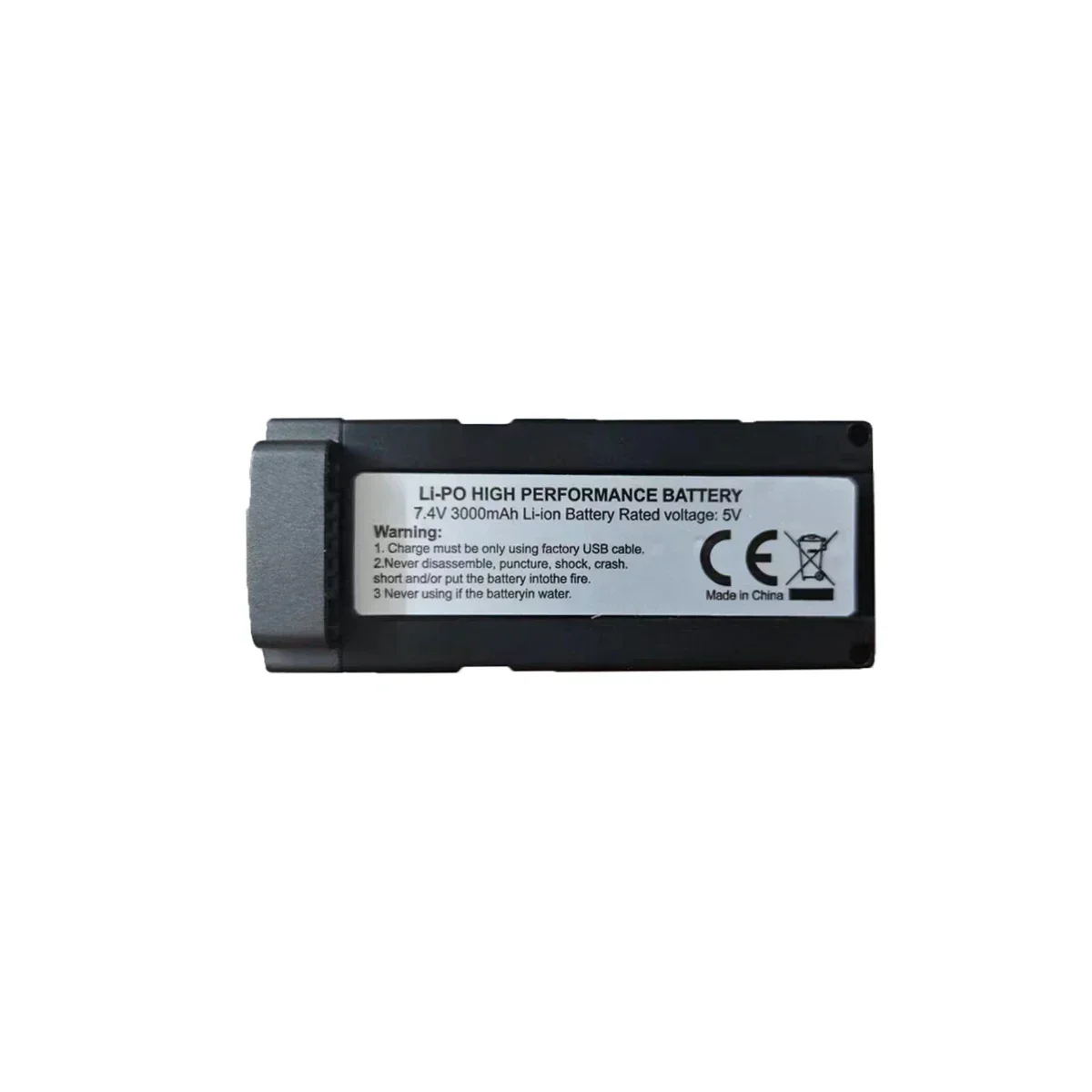 Batterie LiPo 7.4V 3000/4500mAh pour voiture RC - Lot de 1 à 3