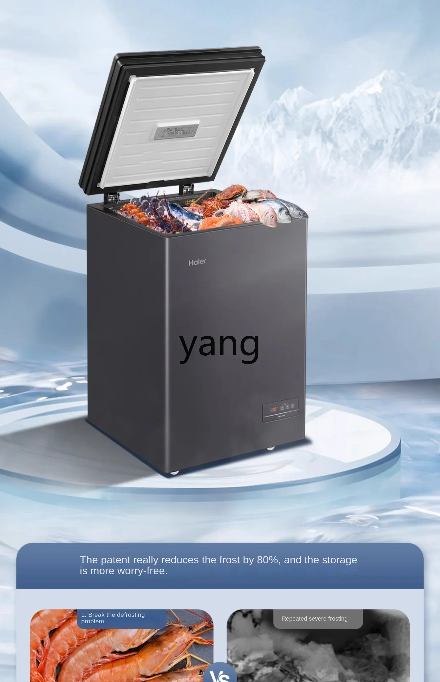 L'm'm Mini Fridge Full Frozen Home Use and Commercial Use minus-40 ℃ Refrigerator Freezer