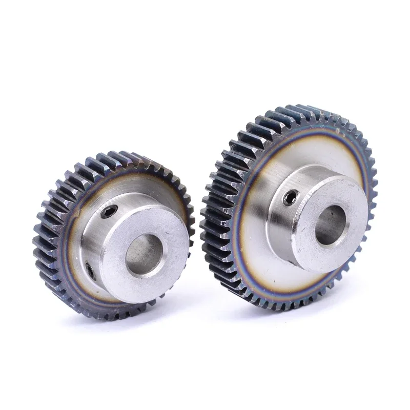 Module 1 Spur Gear Metal CNC Mechanical Transmission Gear 6~25mm Bore 45# Steel 1M 40~100 Tooth Motor Pinion Convex 1Pcs