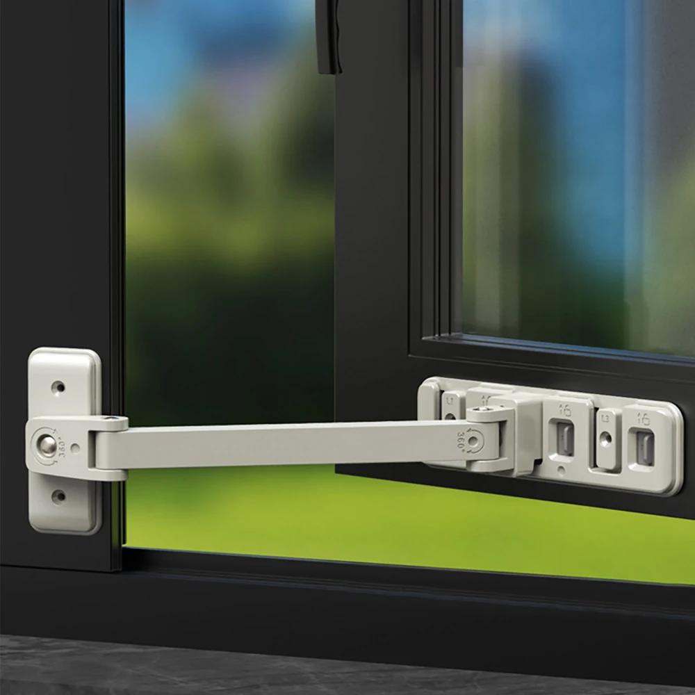 Multifunction Window Safety Lock Home Baby Safety Lock Buckle Children Windows Limit Holder Sliding Door Locks Anti-Falling