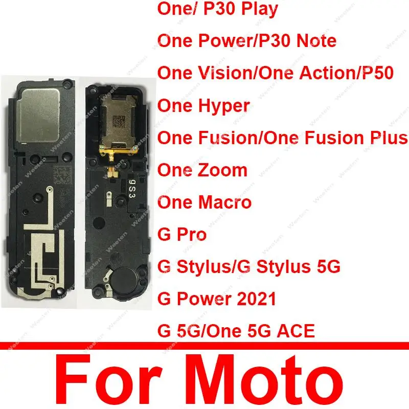Cicalino Altoparlante Più Forte Per Motorola Moto G Stylus G Power G 5G One 5G Ace One Power Vision Hyper Fusion Plus Zoom Action Macro