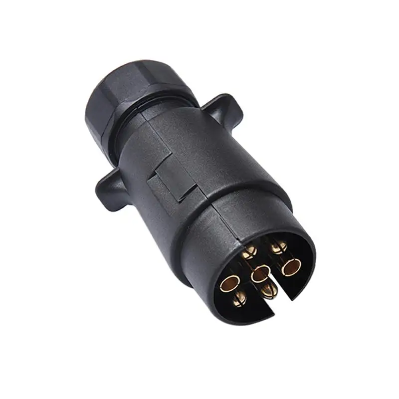 

7 Pin European Trailer Plug Tow Bar Electrics Connector 12V Trailer Connector Plug Trailer Connection Socket for European car
