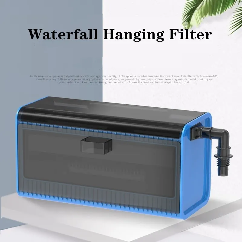 

SUNSUN Aquarium Water Filter Box Submersible Water Pump Top Filtration Fish Tank Filter With Accessories for Fresh Saltwater