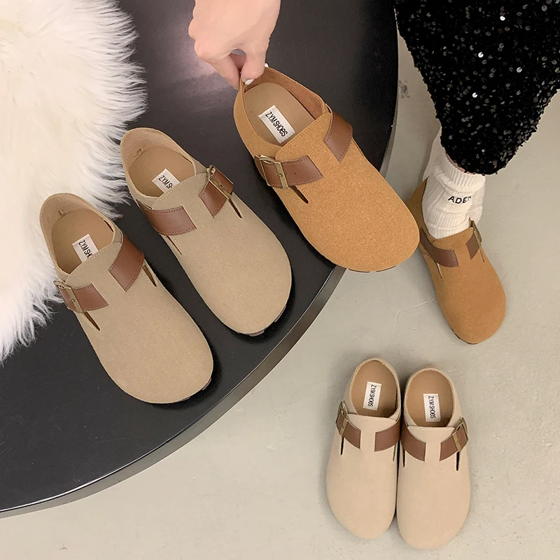 

Повседневная женская обувь, женская обувь без шнуровки, осенняя мягкая подходящая ко всему платье без застежки с круглым носком, Осенний мокасин, новинка, ретро, резиновая обувь для отдыха