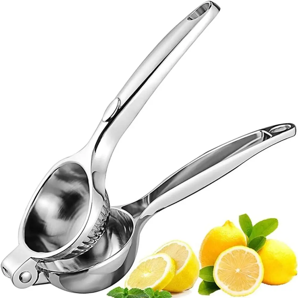Fruit Juicer Lemon Squeezer Juice Squeezer 1pcs Lemon Squeezers Juicer Manual Press Stainless Steel Lime Citrus Fruit Extractor