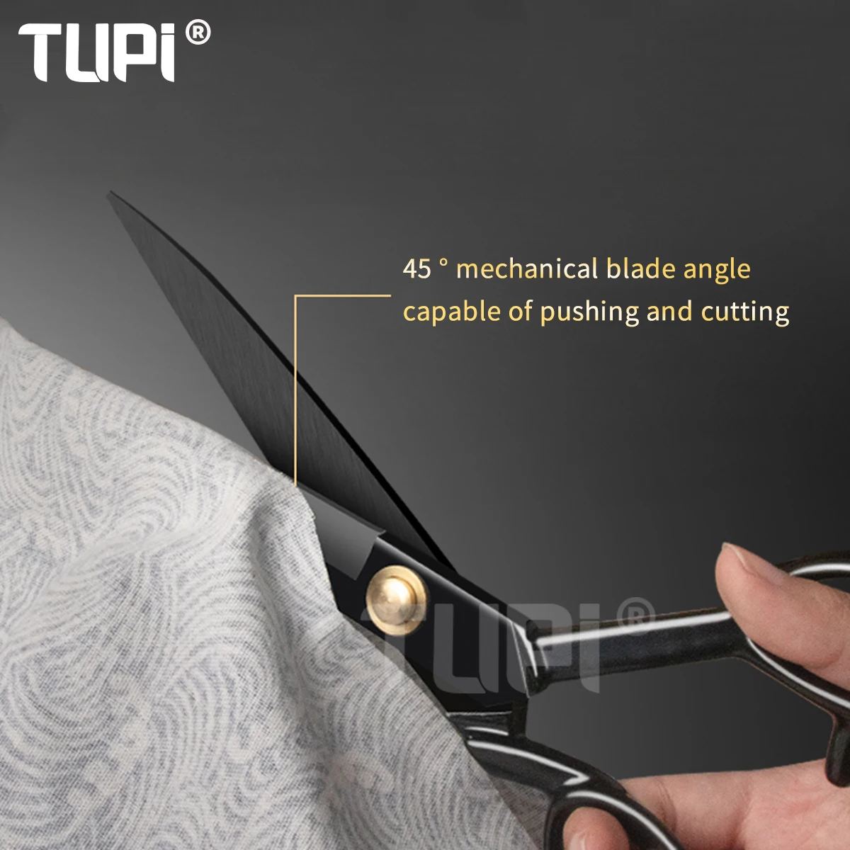 TUPI Professional Sewing Shears Heavy Duty Stainless Steel for Fabric/Leather/Craft Precision Embroidery Tailoring sewing supplies