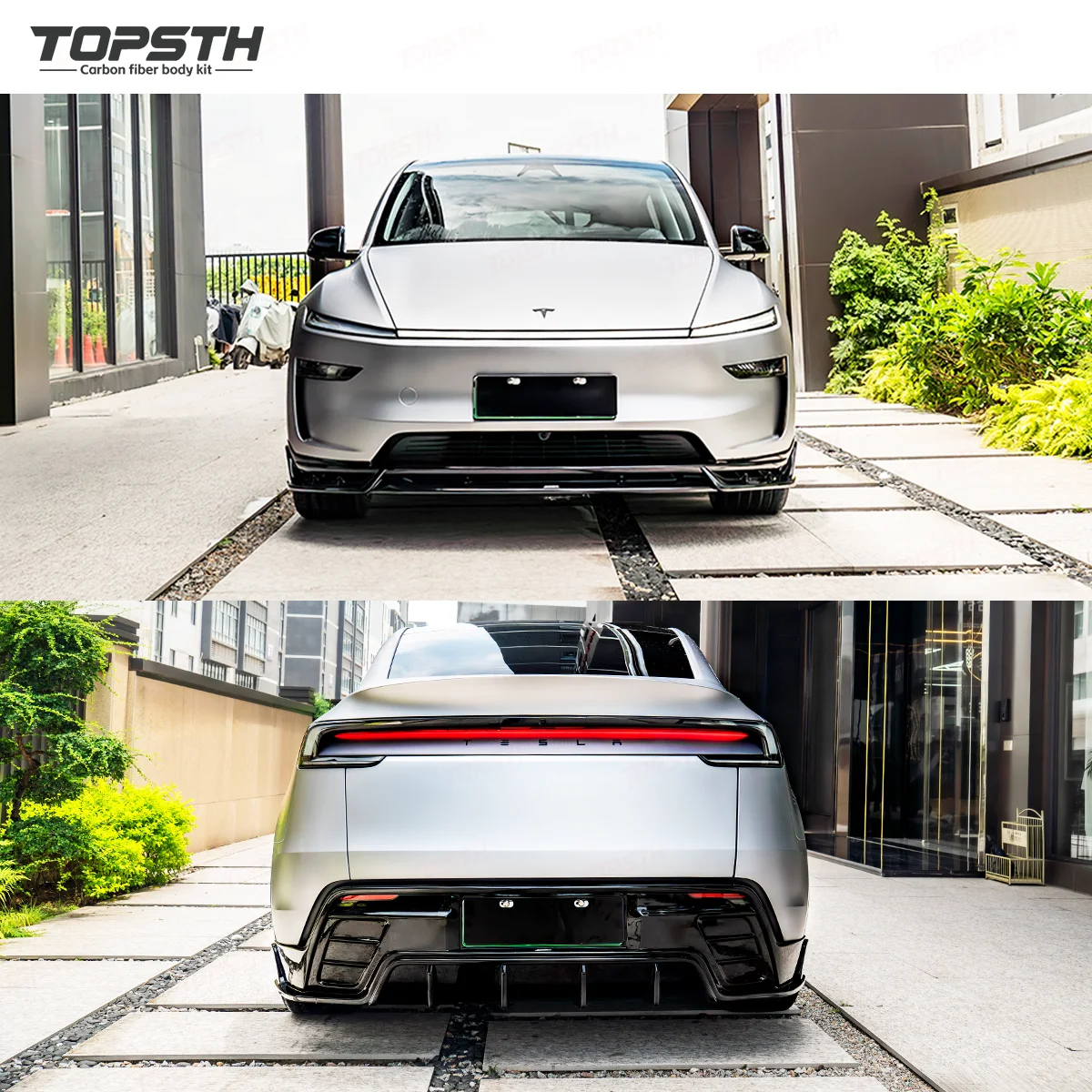 テスラ モデルY ジュニパー 2025+ スポーツ フロントリップ サイド