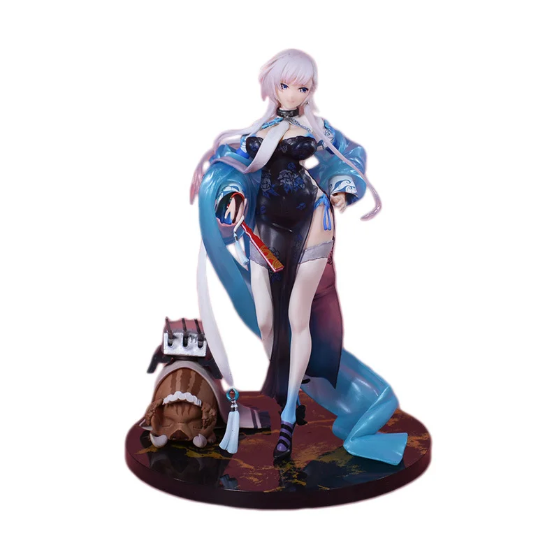 

26cm Azur Lane Belfast Iridescent Rosa Ver 1/7 Action Figure USS St. Louis Sexy Girl Figurine Collection Model Doll Toys