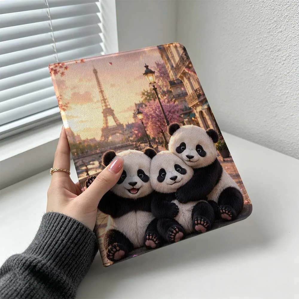 Adorable Panda Pattern Soft Tablet Case Cover