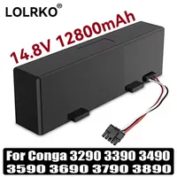 Original Rechargeable battery For Conga 3290 3390 3490 3590 3690 3790 3890 Sweeping Mopping Robot 14.8V 12800mAh lithium battery 1