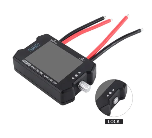 ToolkitRC FPV 드론용 PWM 출력 계량기 전력 분석기, LCD 디스플레이, 전력 전압 전류 테스터, WM150, 150A, 50V 와트