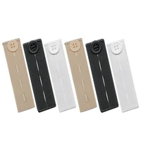 6 PCS/Set Belt Tight Trousers Jeans Waist Extenders For Pants Button Skirts Maternity Garment Button Hooks No Sewing Require 1