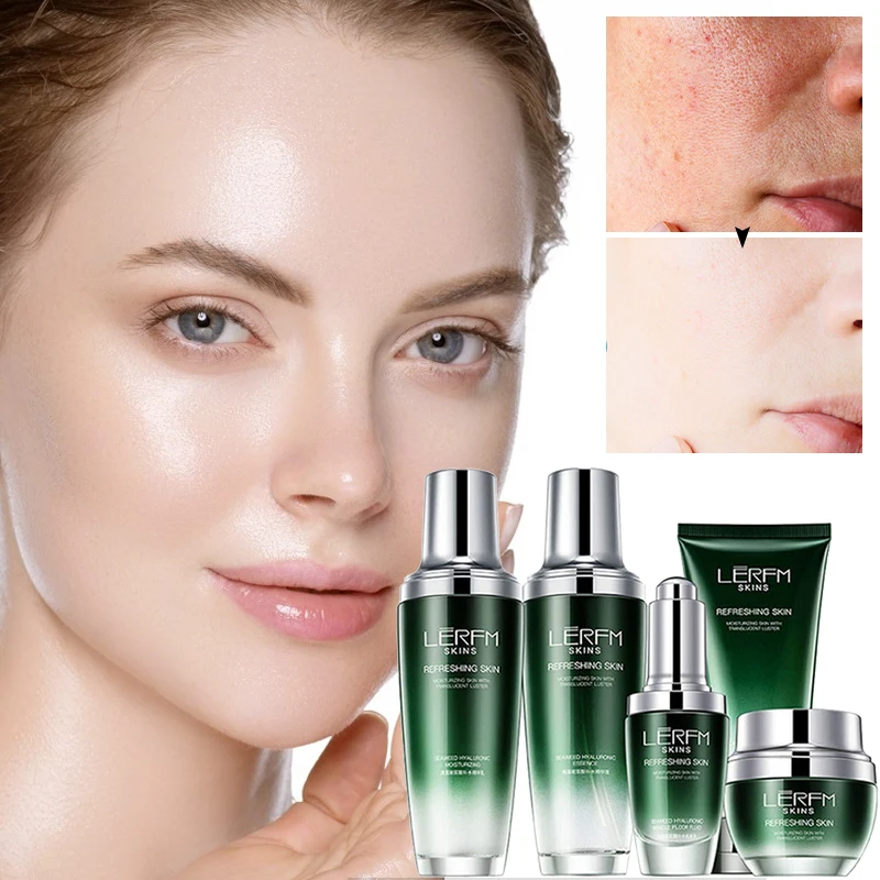 

Moisturizing Five-Piece Set Anti-Drying Anti-Roughness Repair Skin Deep Nourishment Refine Pores Brighten Colour Oil Control