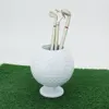 1pc Golf Ball Model Pen Holder, 3 Pcs Golf Ballpoint Pens, Golf Desktop Gift Mini Golf Ball Pen Holder,Souvenir, For Golfer 5
