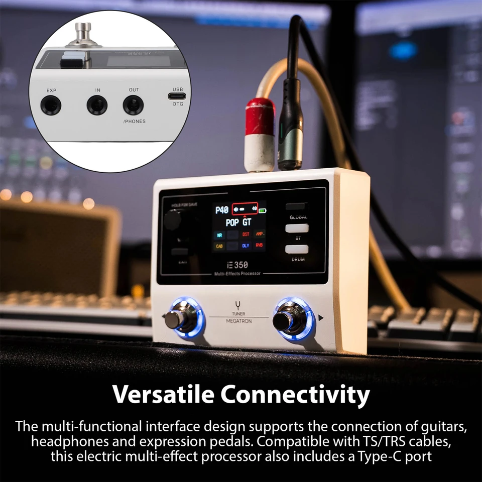 DK IE-350 Portable Guitar Multi-Effects Processor Guitar Effects