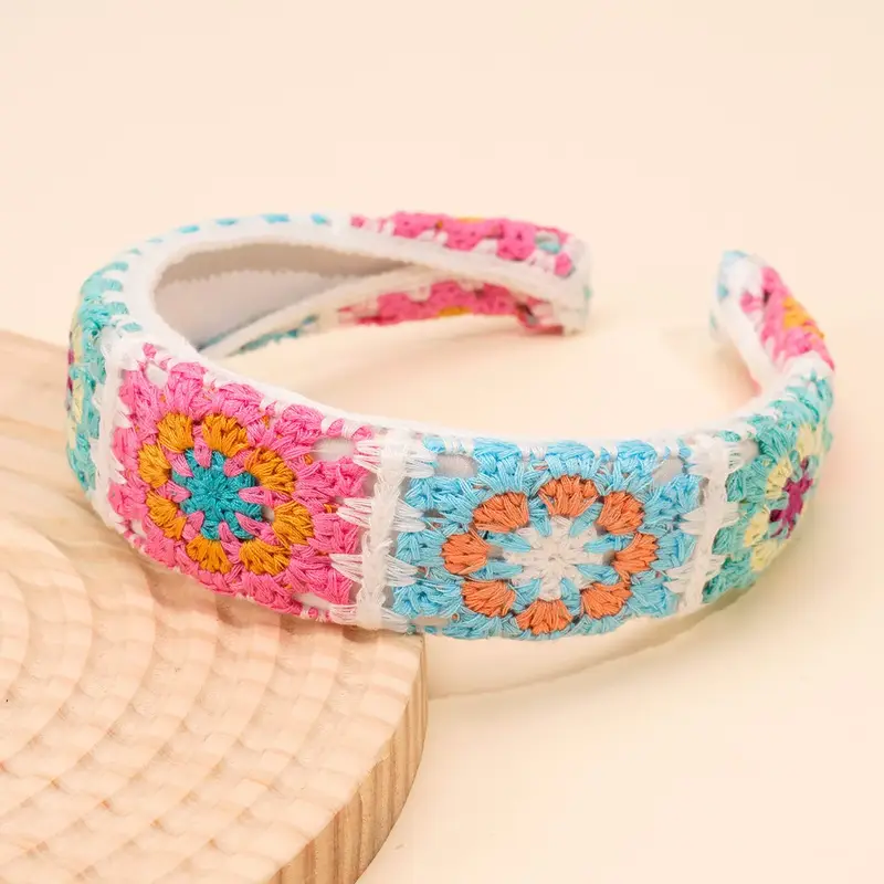 NEW Knitted Headband Bohemian Style Summer Seaside Vacation Handmade Head Band Hair Accessories for Women Girls - Image 5