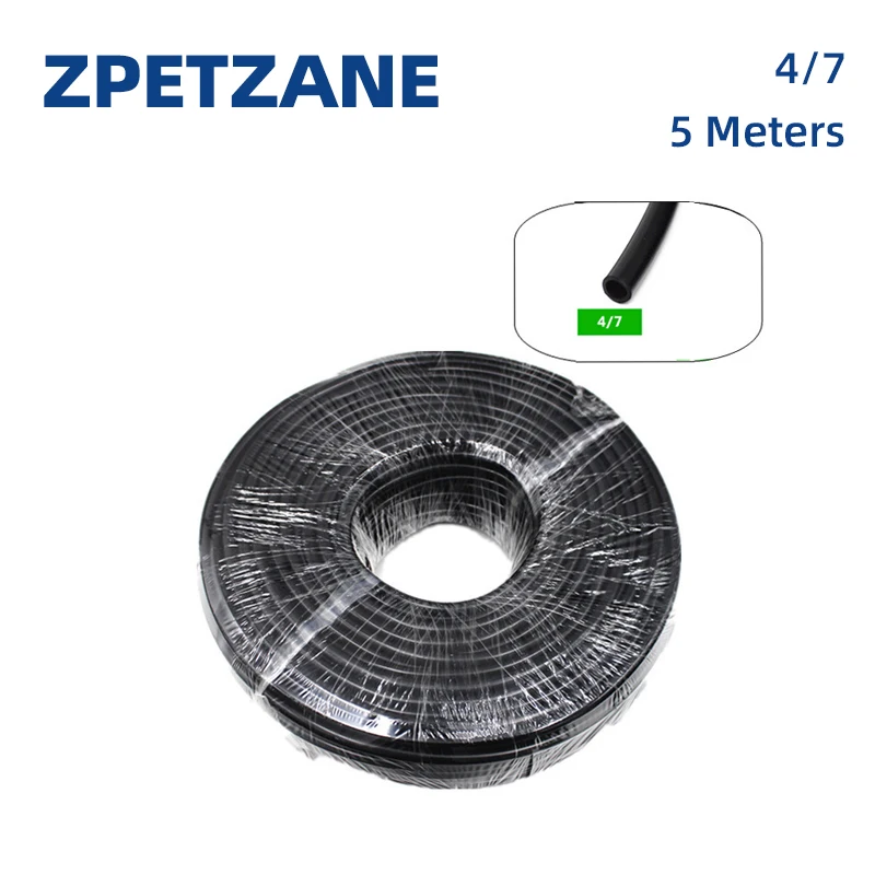 Garden Hose Water Hose Plastic Hose Expandable Hose Silicone Tube Plastic Tube Acrylic Tube Drip Irrigation System 5M Hose Garden Micro Irrigation Pipe 4/7mm