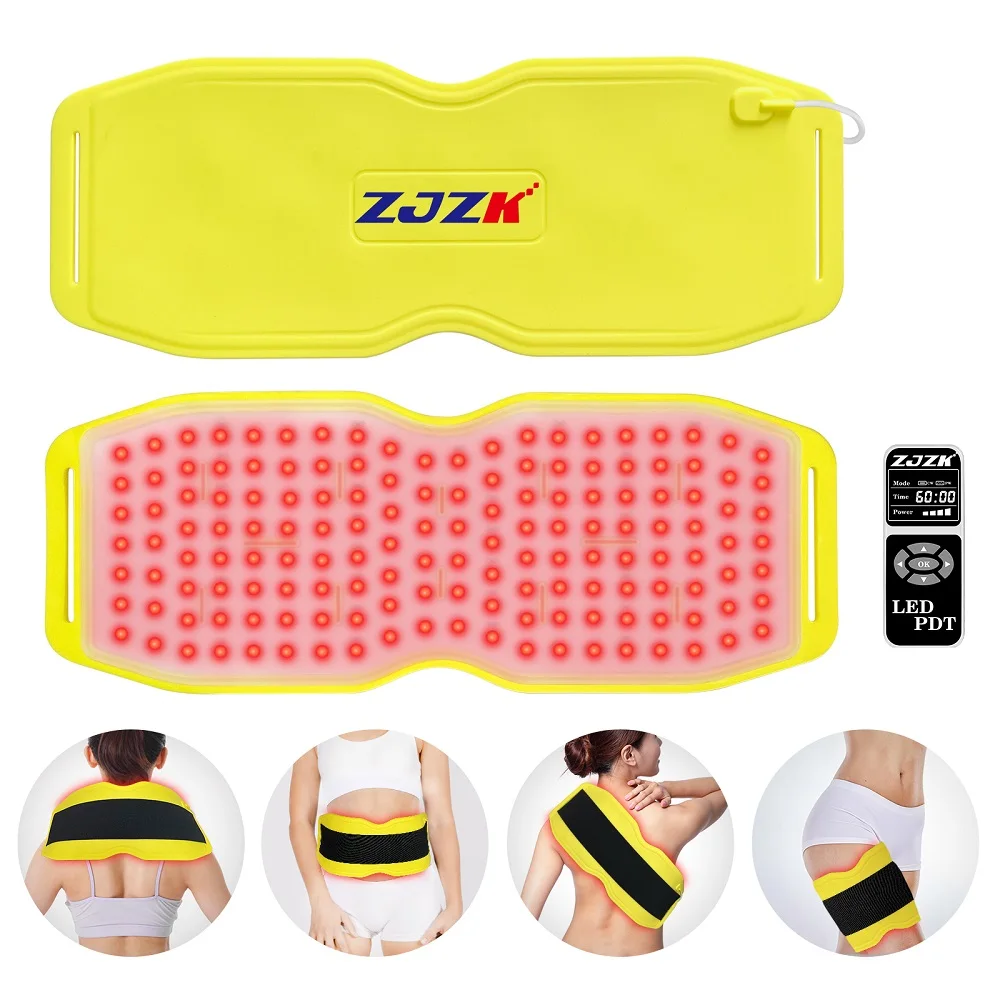 

Multifunctional Heating Waist Massager Heated Massage Belt Relieve Fatigue Relax Muscle Red Light Hot Compress Vibration Massage