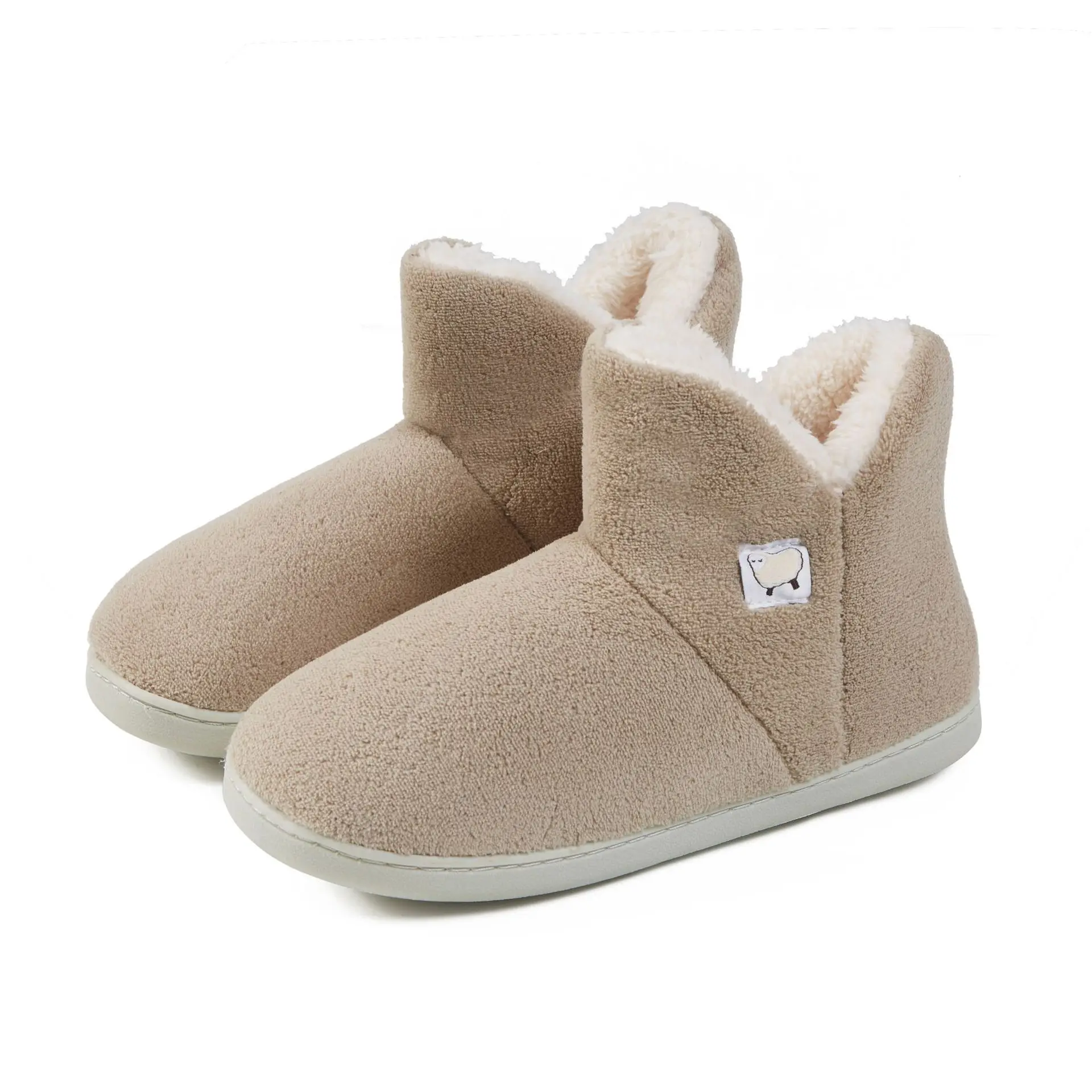 New Female 2023 Fall Winter Coral Fleece Cotton Boots Man Woman Snow Shoes Outdoor Indoor Men Women's Fur Shoe Warm House Boot 4