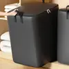 New  Weave Storage Bag Foldable Closet Organizer Storage Containers Dust-proof Storage Bags Sorting Storage Box with Handles 5