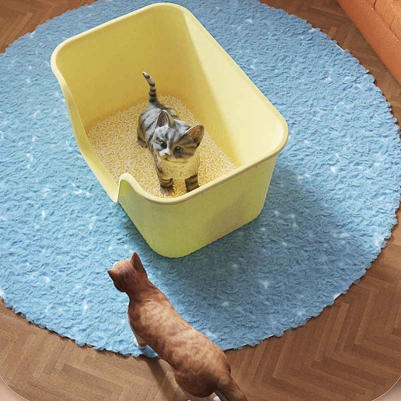 

Training Playground Cat Bedpans Convenient Openness Leak Proof Sandbox Cat Bedpans Toilet Clean Arenero Gato Pet Products QF50CB