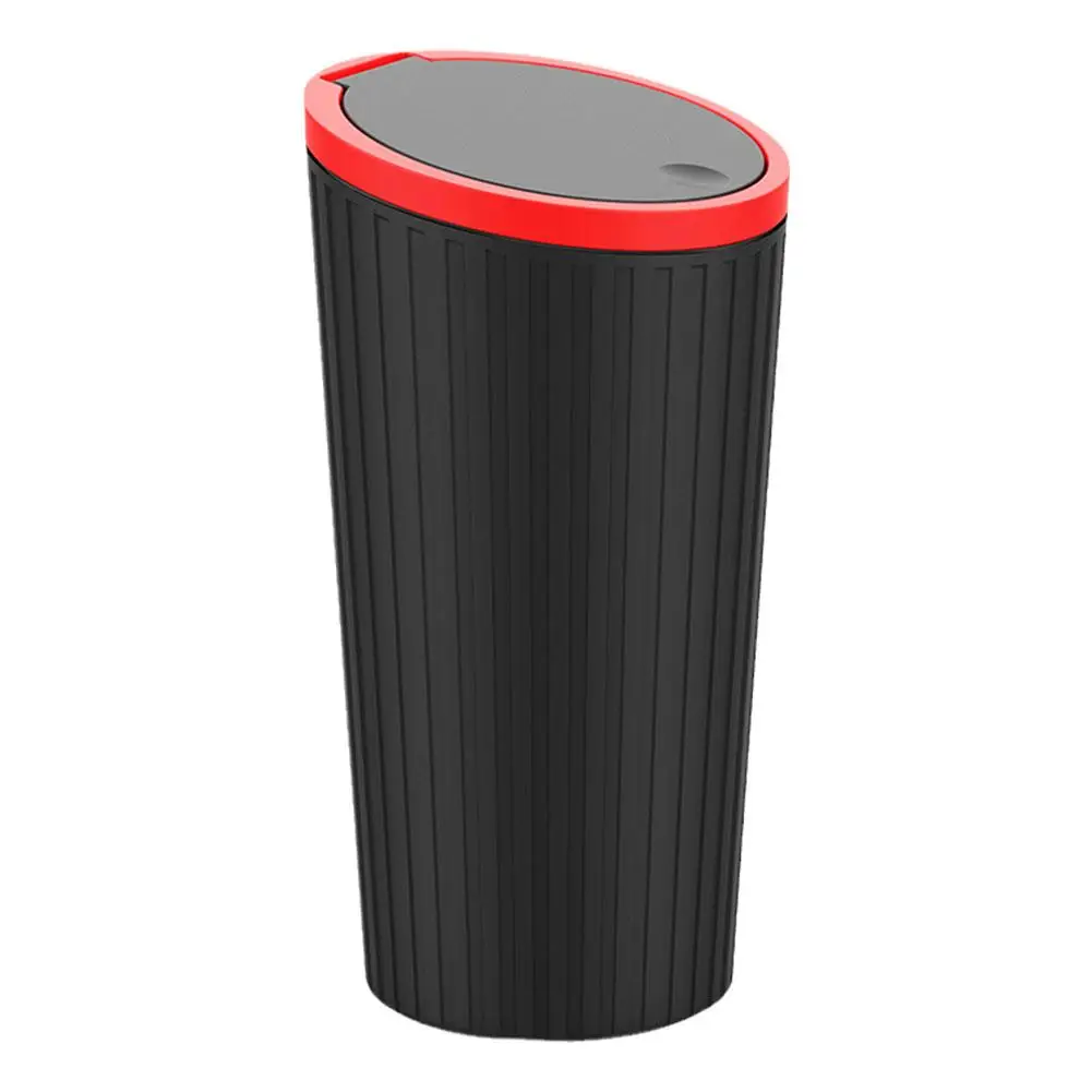 Car Trash Bin Can Mini Auto Dust Organizer Car Interior Storage Rubbish Container Bucket Box Garbage Auto Bag Accessories C4Y4